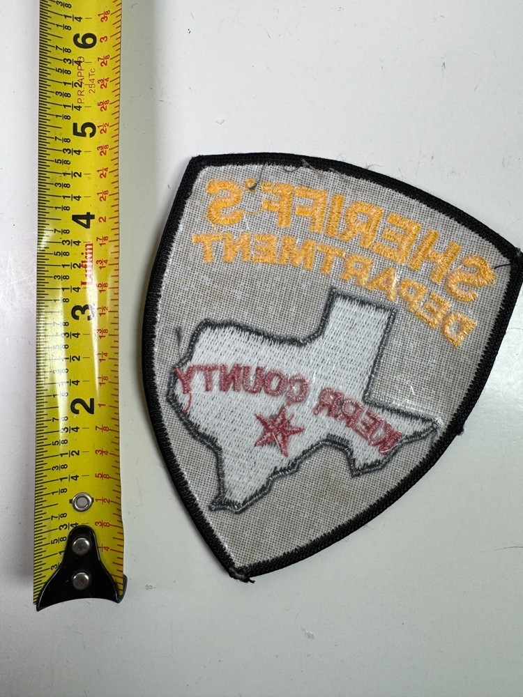 Kerr County Sheriff Texas TX Patch D4