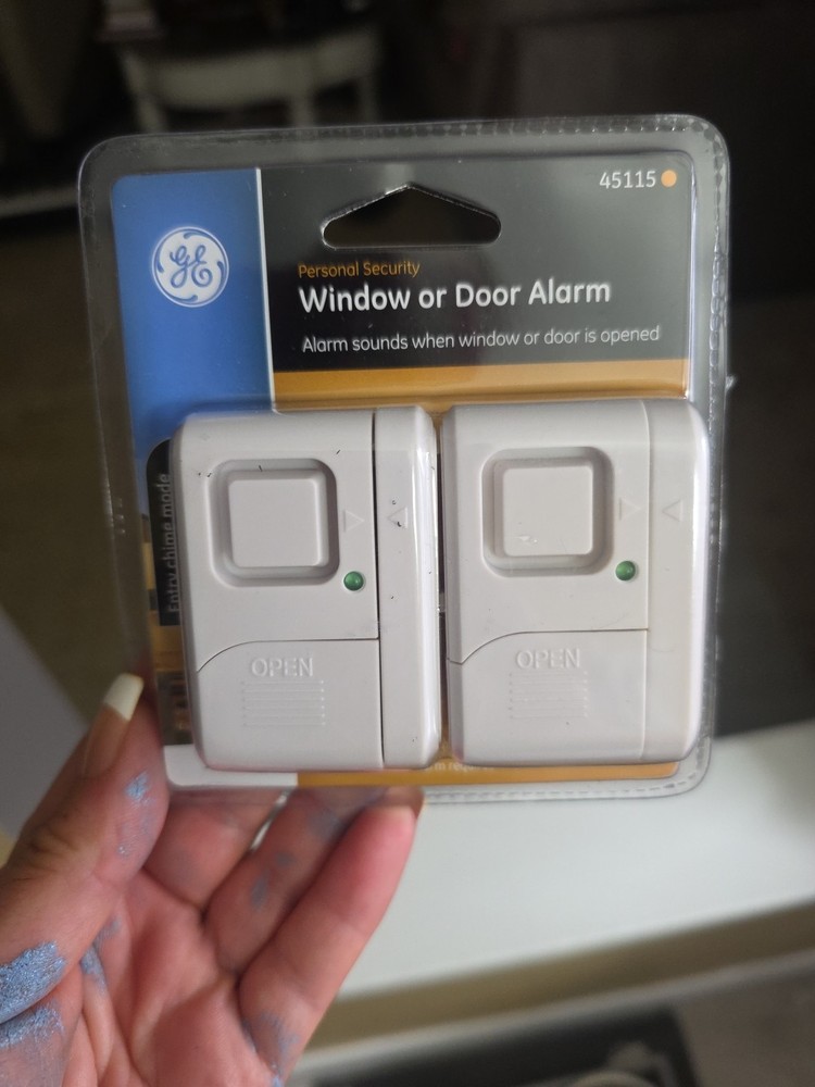 GE Personal Security Window Door Alarm, 2 Pack, 45115 C4