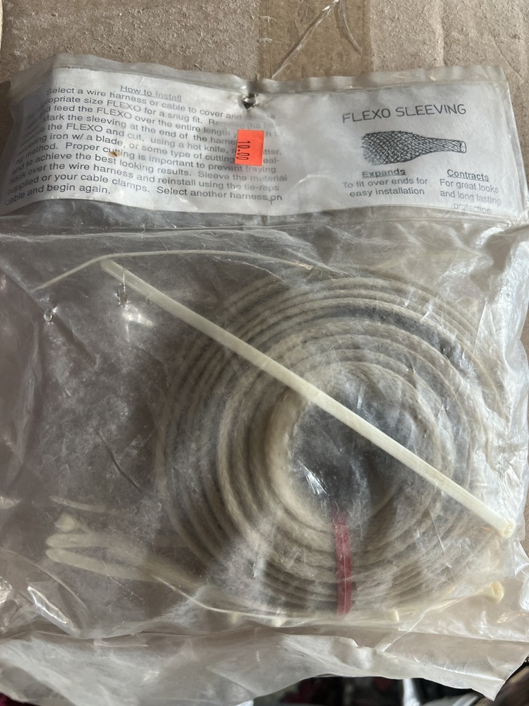 FLEXO Expandable Braided Sleeving Wire Cable Sleeve Gray