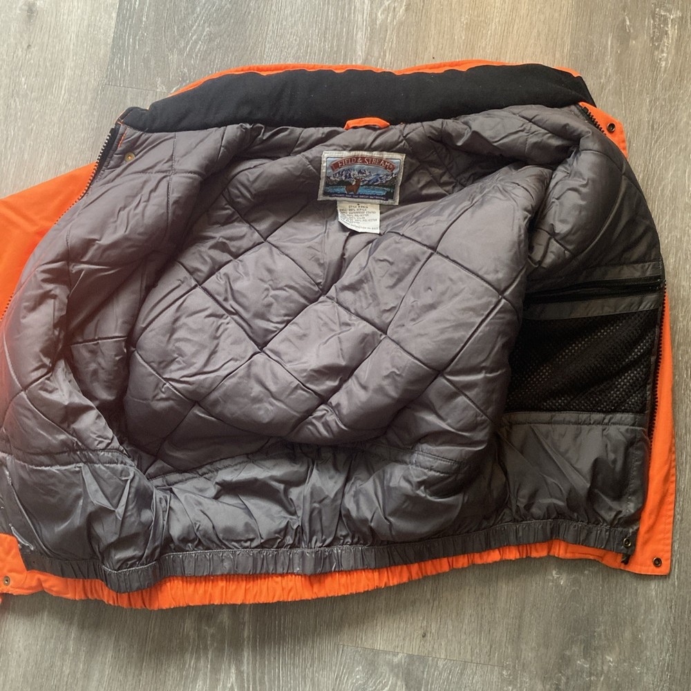 Filed And Stream Men’s Small Orange Hunting Jacket
