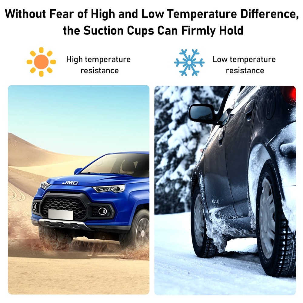 Radar Detector Suction Cup Mount for Windshield and Dashboard Installation