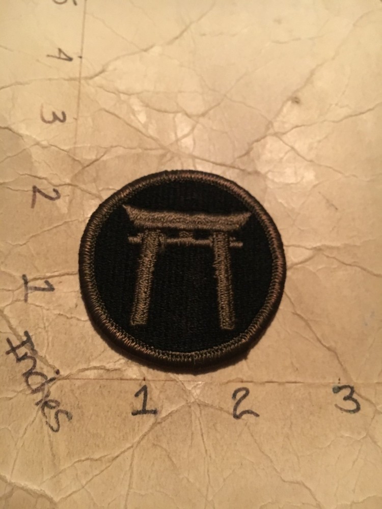 US Army Ryukus Command subdued m/e patch 10/9/25