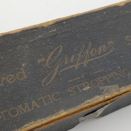 Antique "GRIFFON STROPPER" Leather Strop With Original Box
