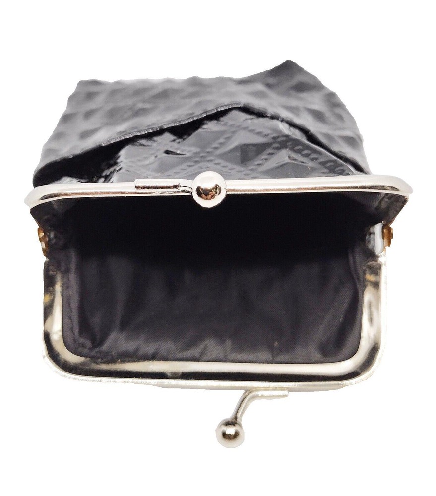 Fujima Glossy Black Diamond Design PVC Soft 100s Cigarette Pack Case