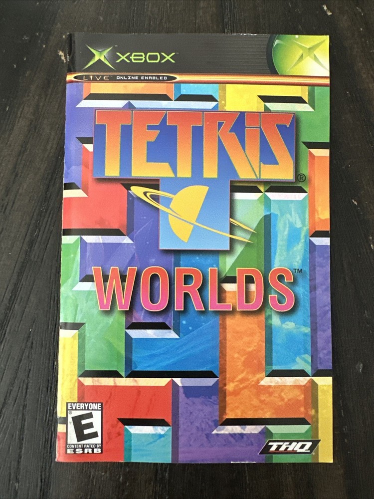 XBOX Manual Only Tetris Worlds