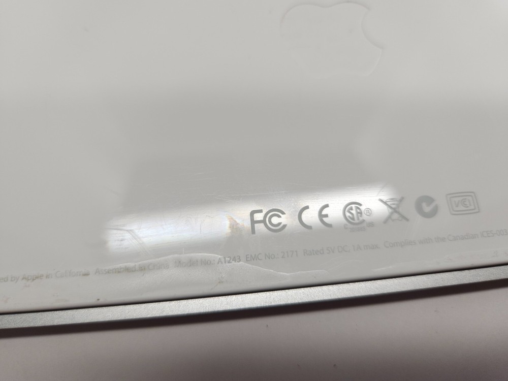 Apple Wired Keyboard A1243 Mighty Mouse A1152 Tested Working A1265