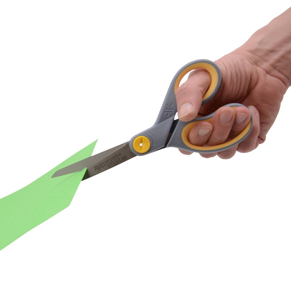 8" Titanium Bonded Scissors, 2-Pack - Durable Multipurpose Cutting Tools