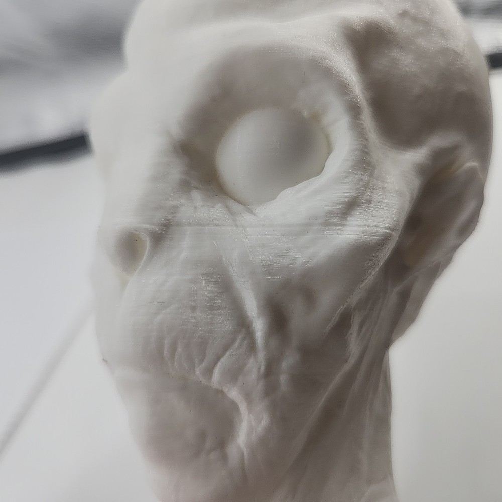 3D Printed Alien Head [109]