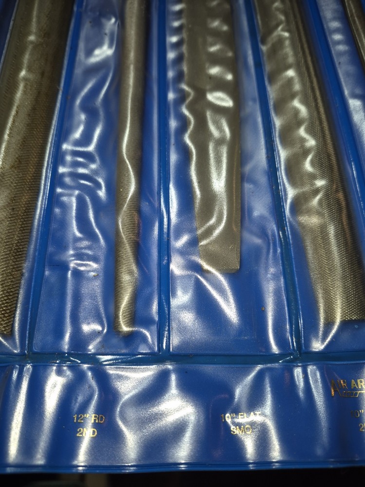 Air Arrow Assorted Files 4"-12" Quantity: 12 With Blue Roll Protective Case USA