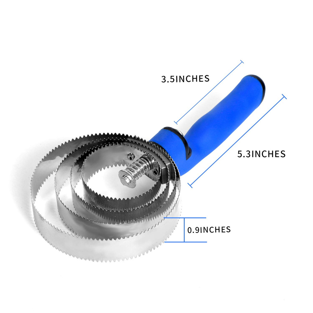 2 Pack Reversible Stainless Steel Curry Comb with Soft Touch Grip