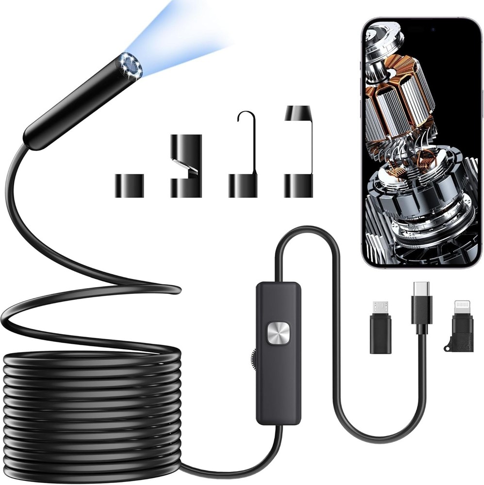 Endoscope with Light and 1920P HD