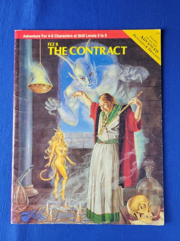The Contract Adventure Module (FEZ II) - Role Aids 710