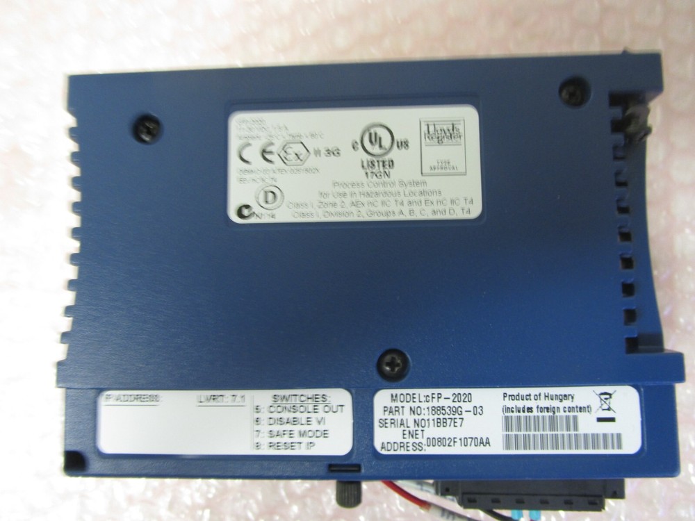 National Instruments NI cFP-2020 Ethernet Controller Interface 188539G-03