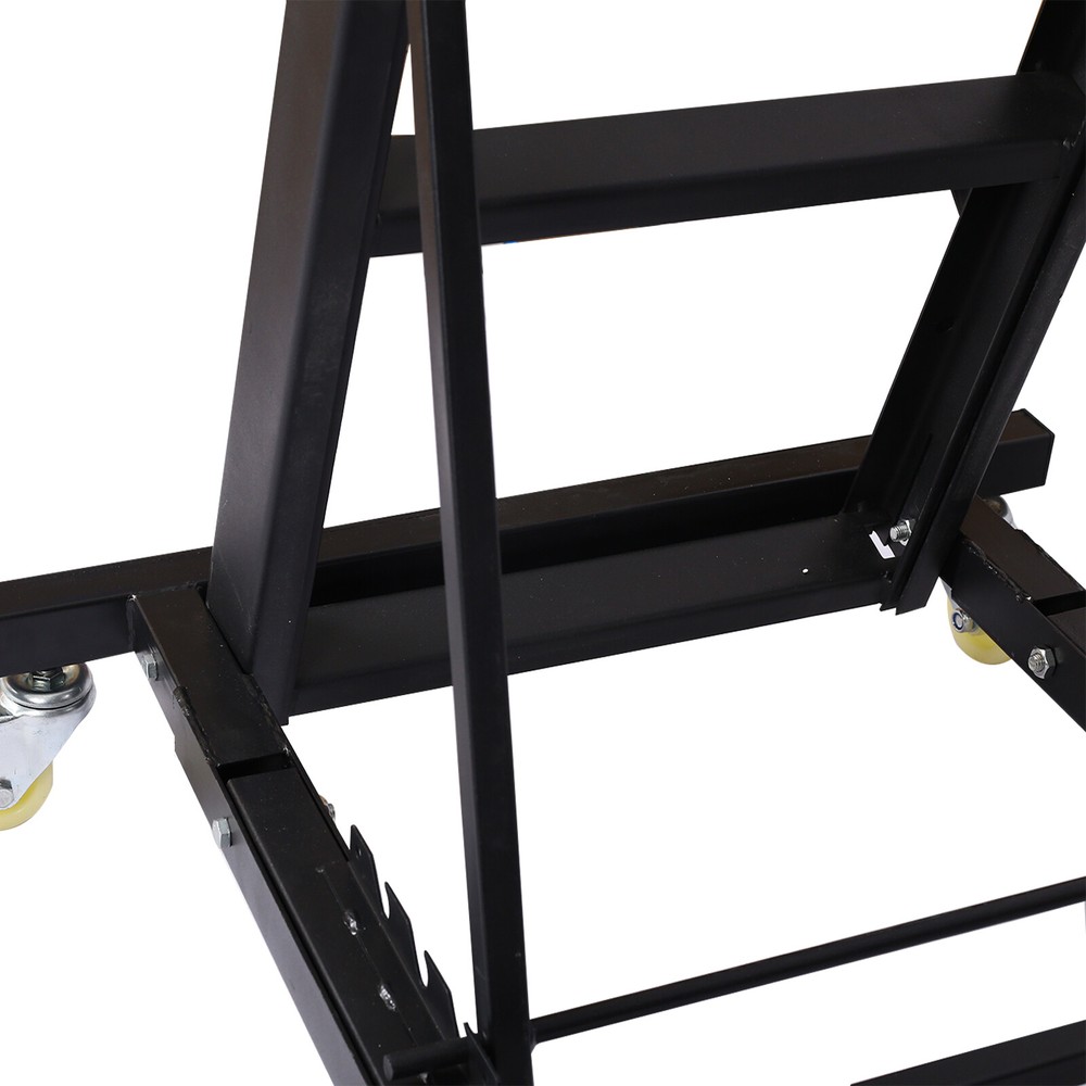 Rolling Engine Top Creeper Foldable Creeper Adjustable Height with Padded Deck