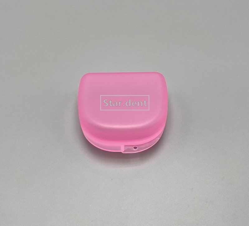 Dental Orthodontics Retainer Boxes Denture Case Mouthguard Storage Box Container