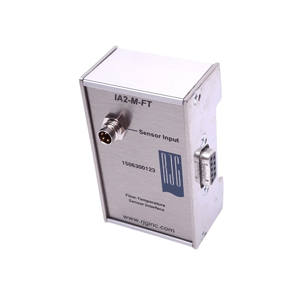 RJG IA2-M-FT Flow-Temperature Sensor Interface, 5VDC, DIN Rail, 140F Max
