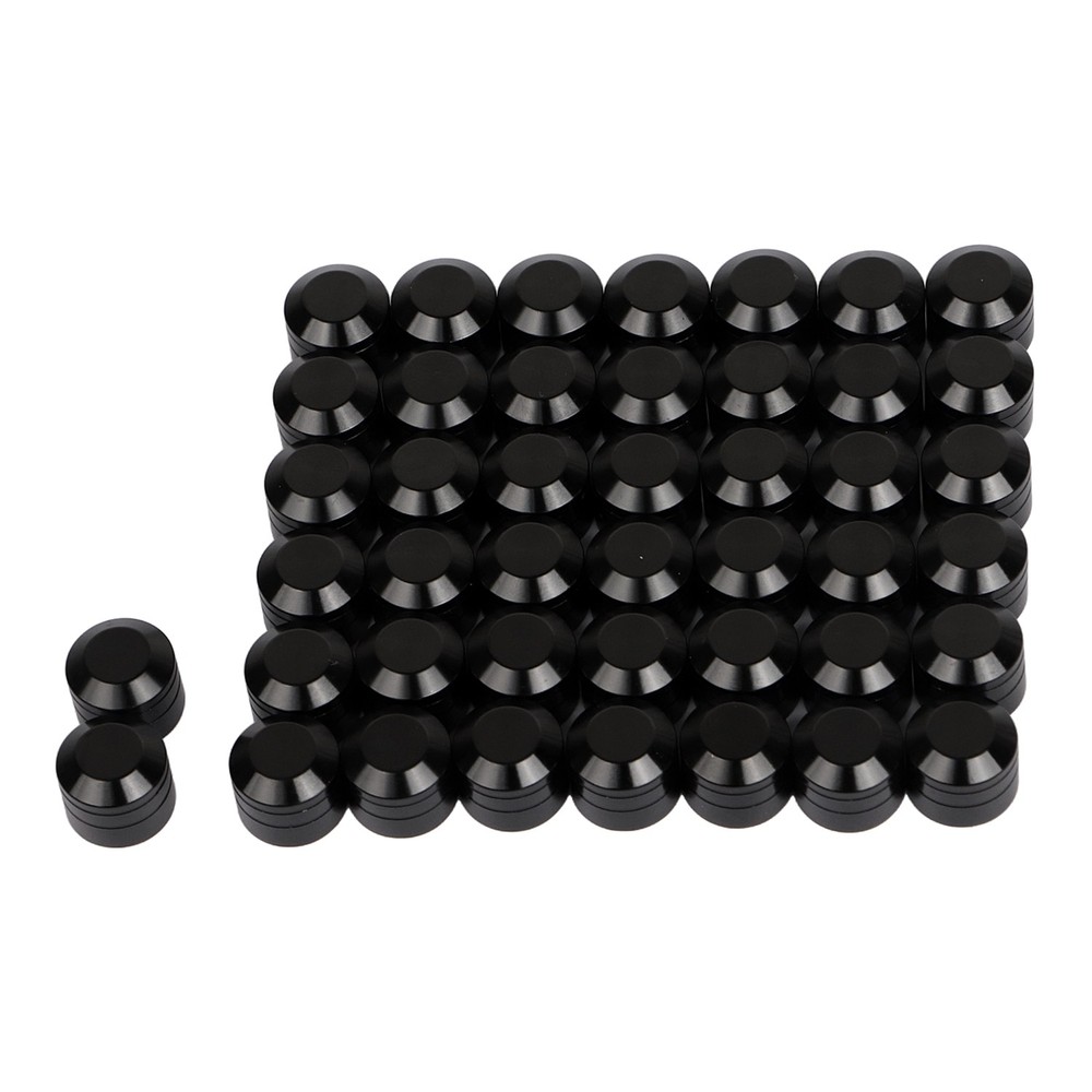 Black CNC Engine Bolt Covers Cap For Harley Electra Road Glide FLTR FLHTC FLHT