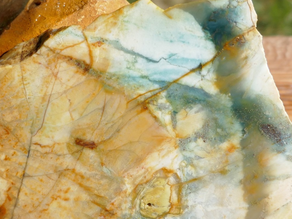 TCR Mohawk Jasper *Rough Slab 142g Multi-Color & Unique patterns | Oregon