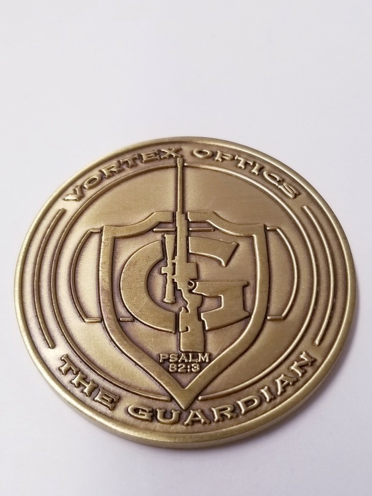 Vortex Optics The Guardian Challenge Coin Psalm 82:3