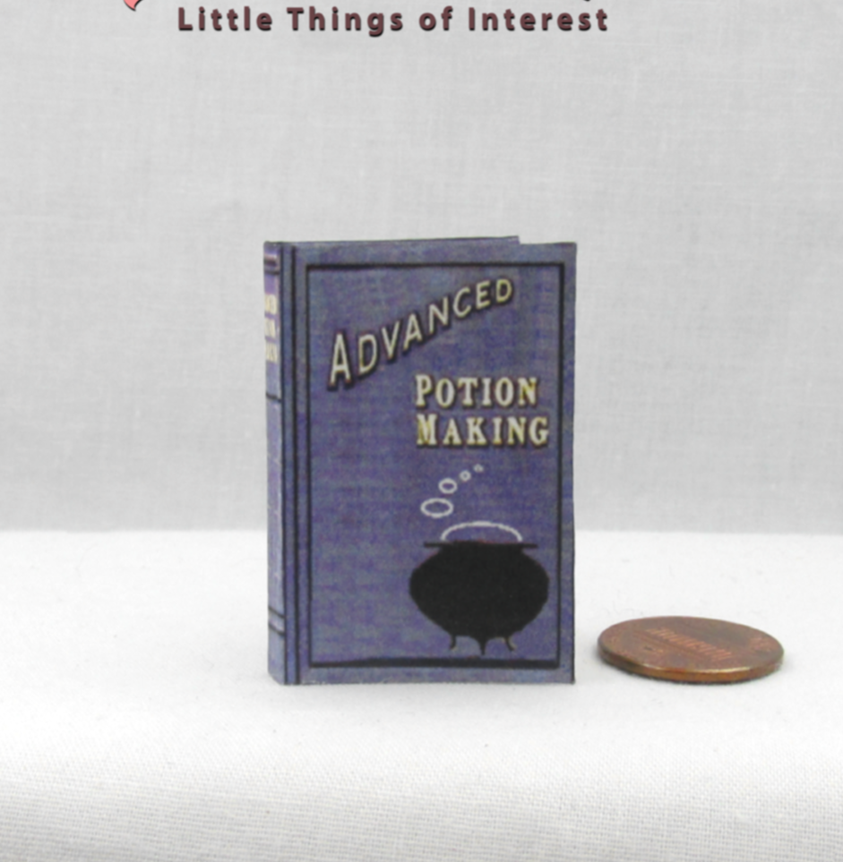 1:6 Scale ADVANCED POTION MAKING Magic Textbook Readable Book Harry Potter