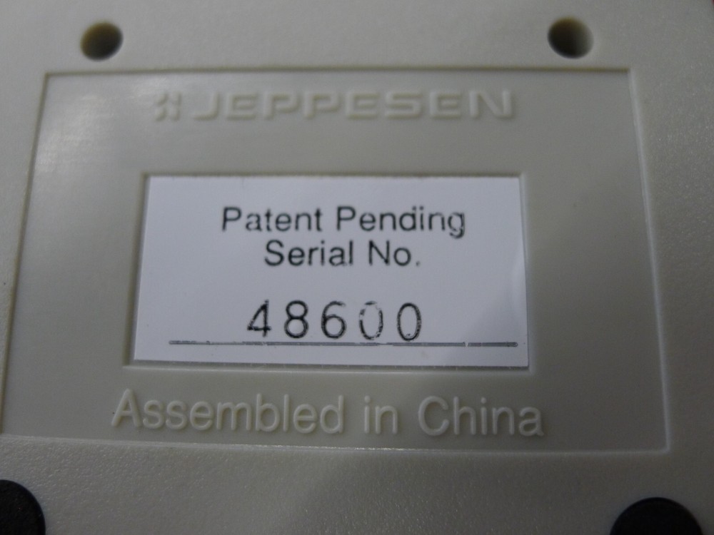 Jeppesen Tech Star electronic Airplane flight computer Tested Works