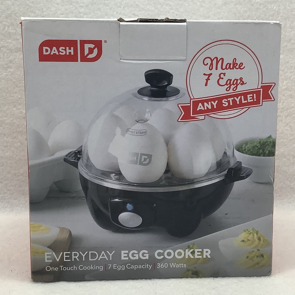 Dash 7 Egg Everyday Egg Cooker Black