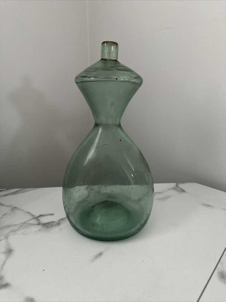 Antique Shepherd’s Bottle Lamb Feeding Hand Blown Glass