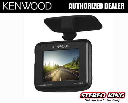 New KENWOOD DRV-320 GPS Integrated Dashboard Camera 2” LCD Screen