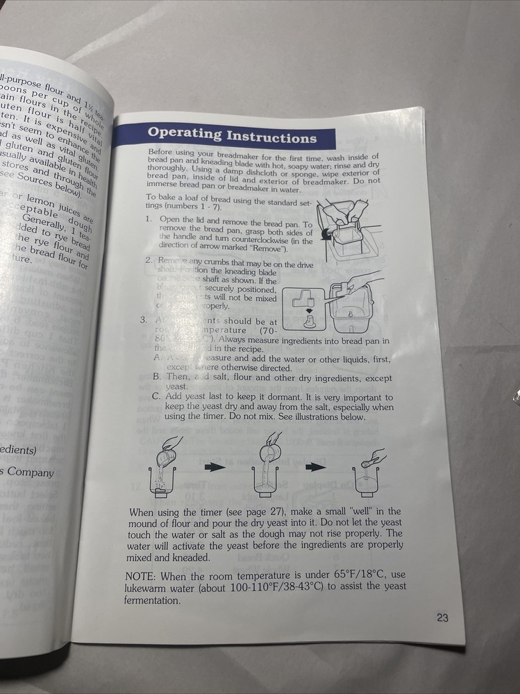 Regal Kitchen Pro Breadmaker Automatic 2lb Model K6743 With Guide Cookbook Works