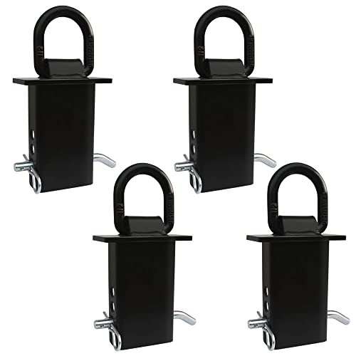 4PCS 16200lbs Trailer Stake Pocket D Ring Tie Downs 4PCS Stake Pocket D Ring