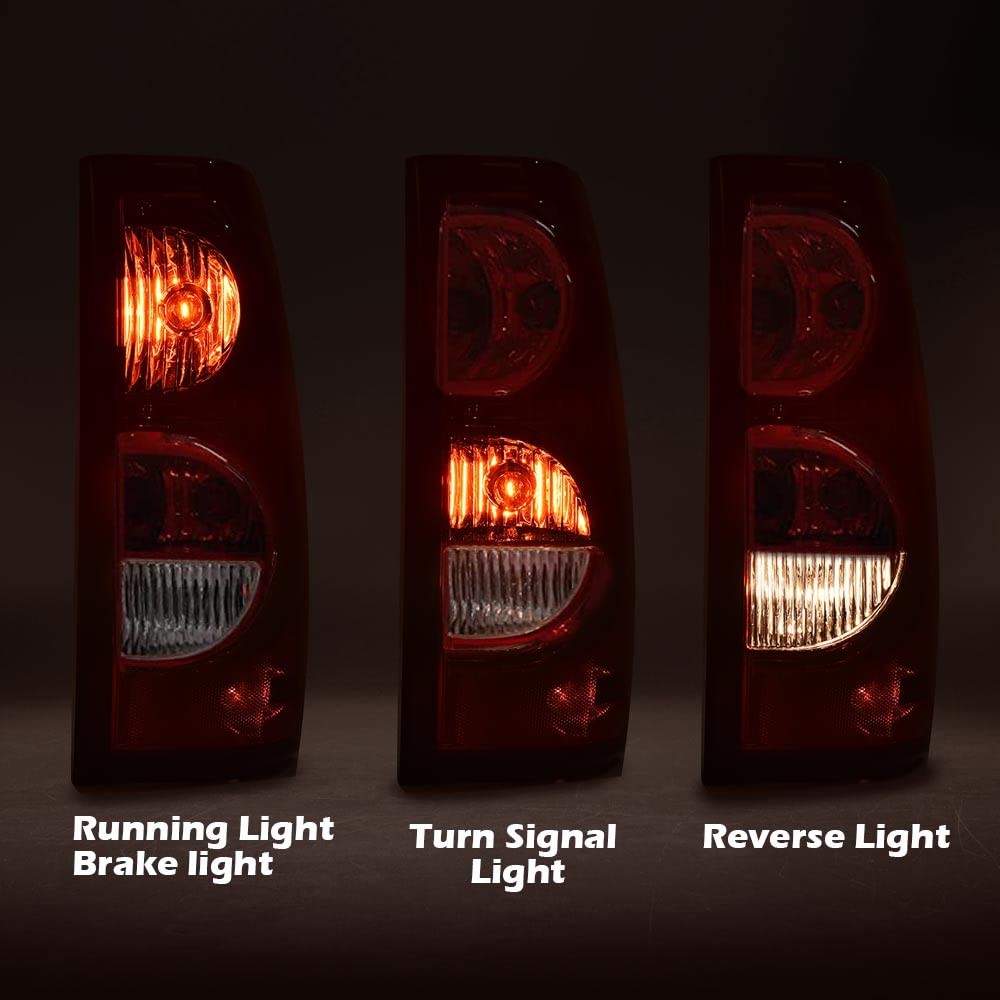 Tail Light Right Passenger Side Chevy Silverado 2003-2006 Rear Light Assembly