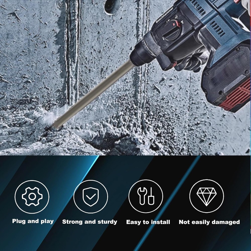 Pneumatic Cold Chisel Set, 3/4" Width 18" Long Air Pneumatic Hammer