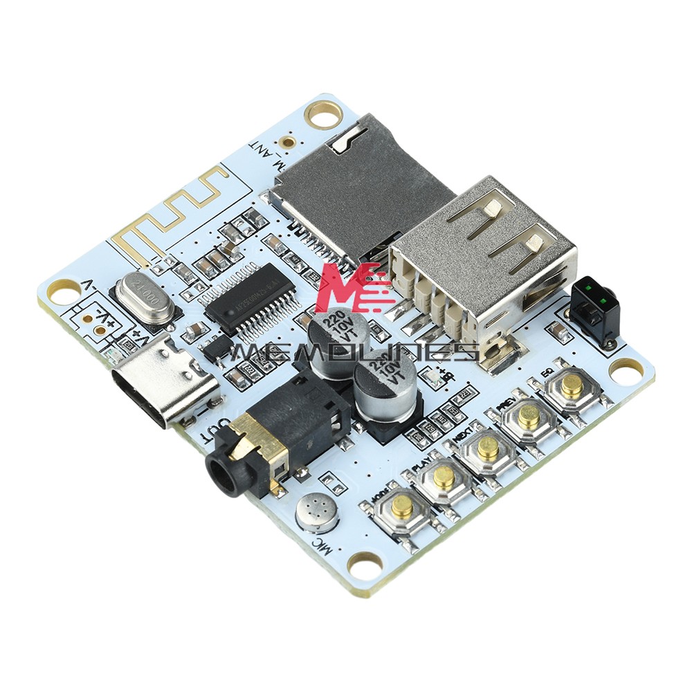 Bluetooth 5.4 Audio Receiver Board mp3 Lossless Decoder Decoding Module Type C