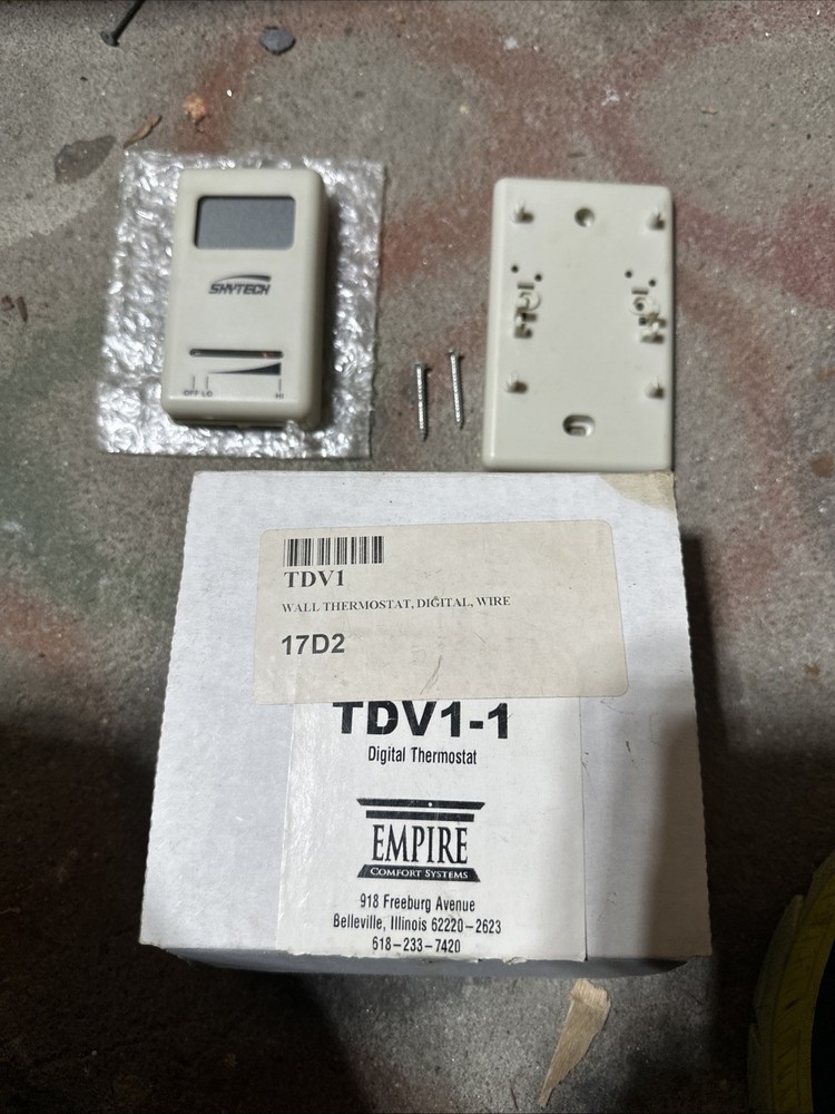 SkyTech TDV1  Wired Wall Mounted Thermostat Fireplace Control