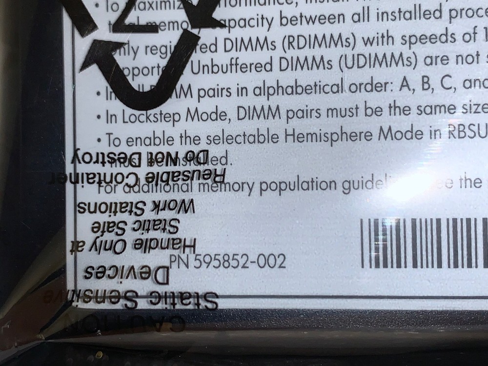 HP DL58067 Memory Expansion Board