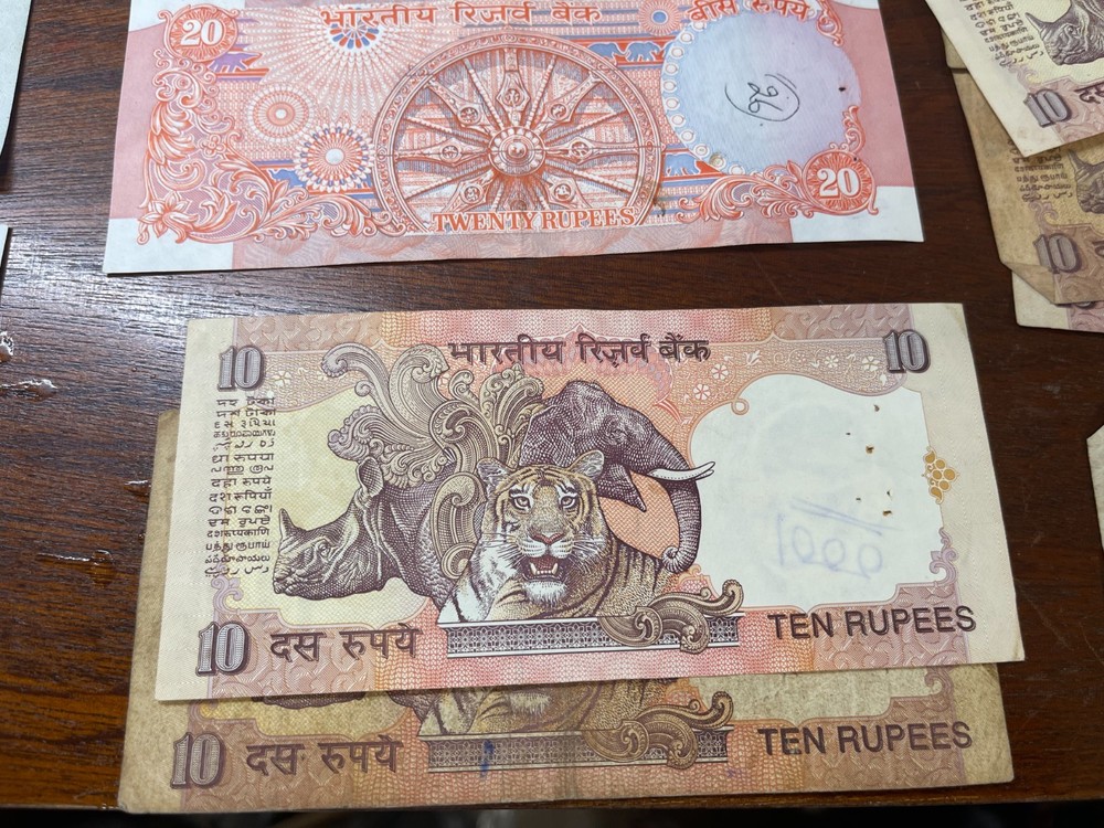 Assorted India Banknotes lot