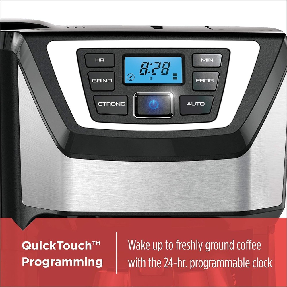 Cup Mill and Brew Coffee Maker, Automatic Grind and Brew Drip Coffee Machine
