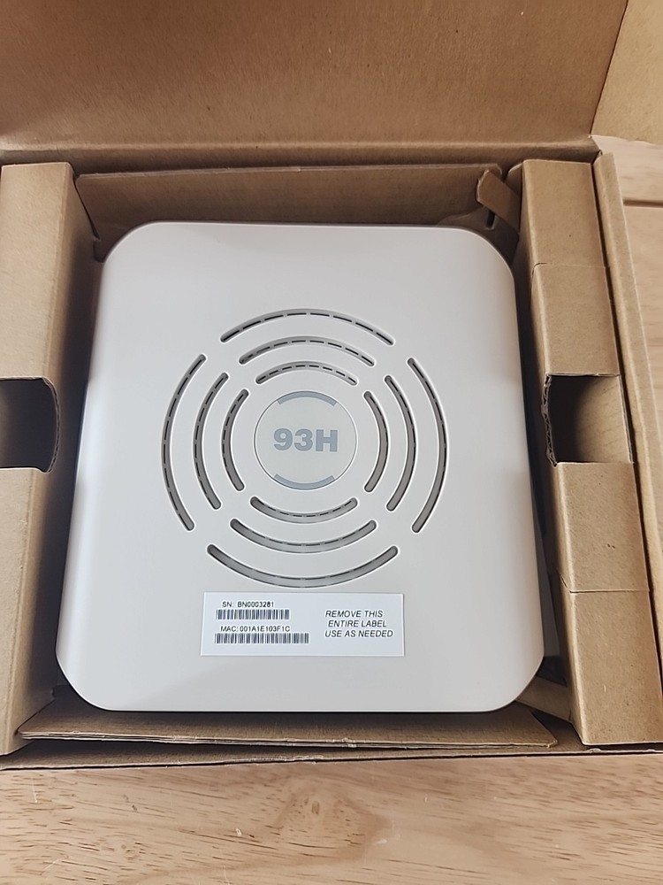 AP-93H Aruba Networks Wireless Access Point (No Cords)