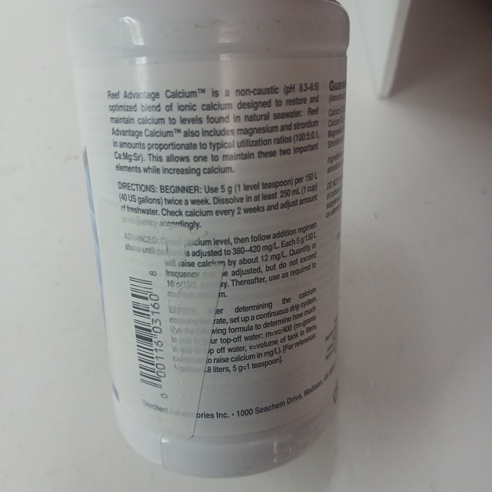 Seachem Reef Advantage Calcium