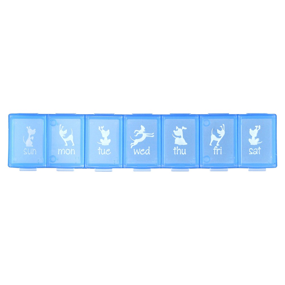 Pets, Weekly Pill Planner, Dogs, XL, 1 Count