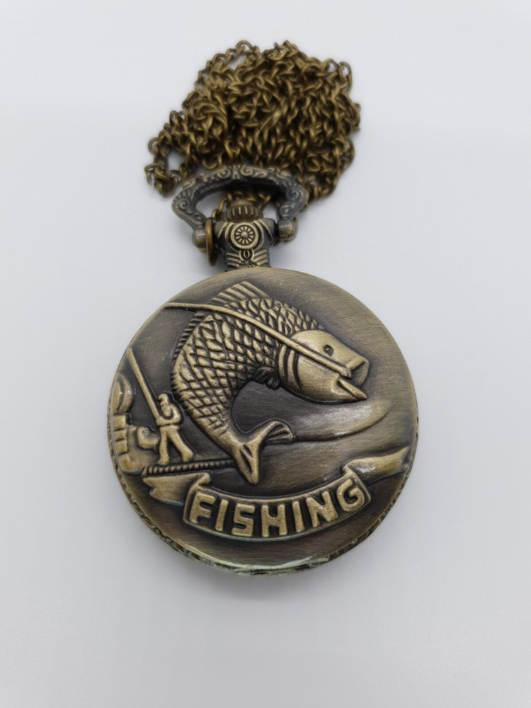 Fishing - Trout Pocket Watch - New Battery