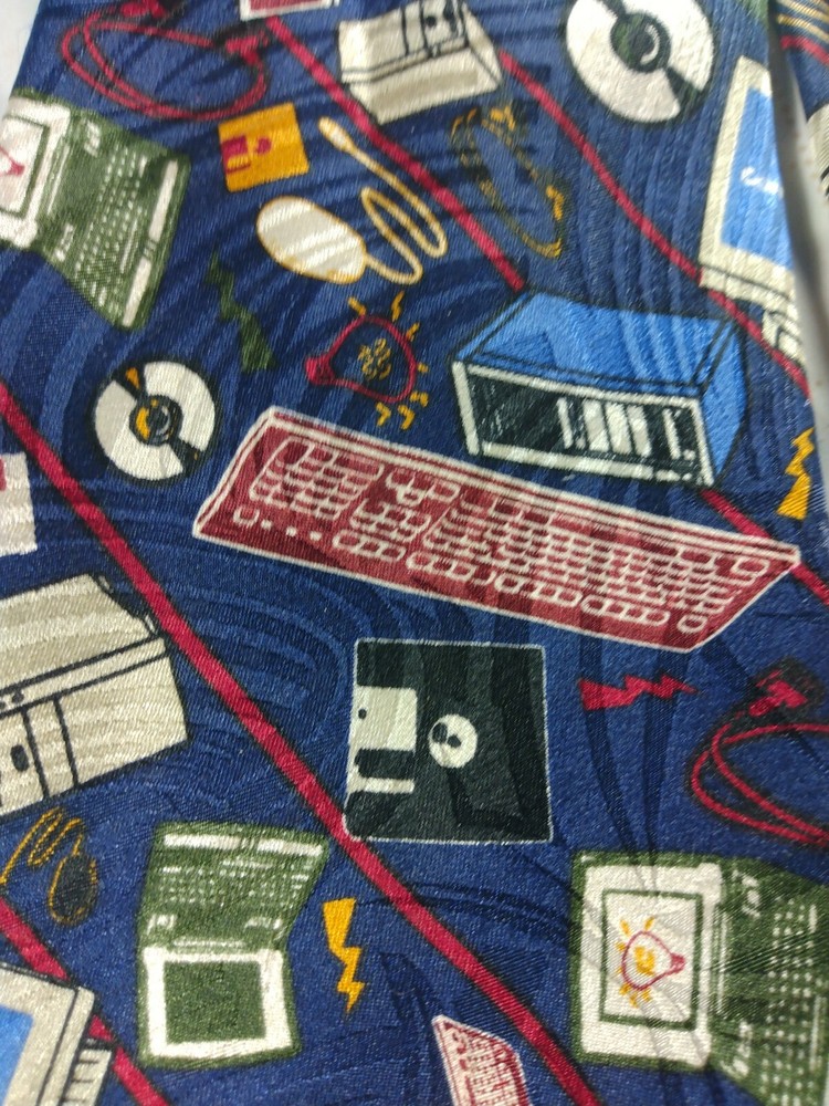 Hewlett Packard ComputerLand Necktie W: 3.75 L: 58