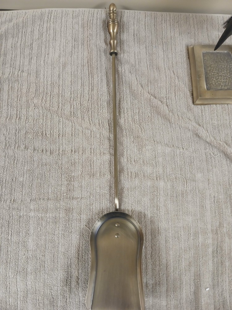 Fireplace Poker Set 3 Piece Chrome Set.