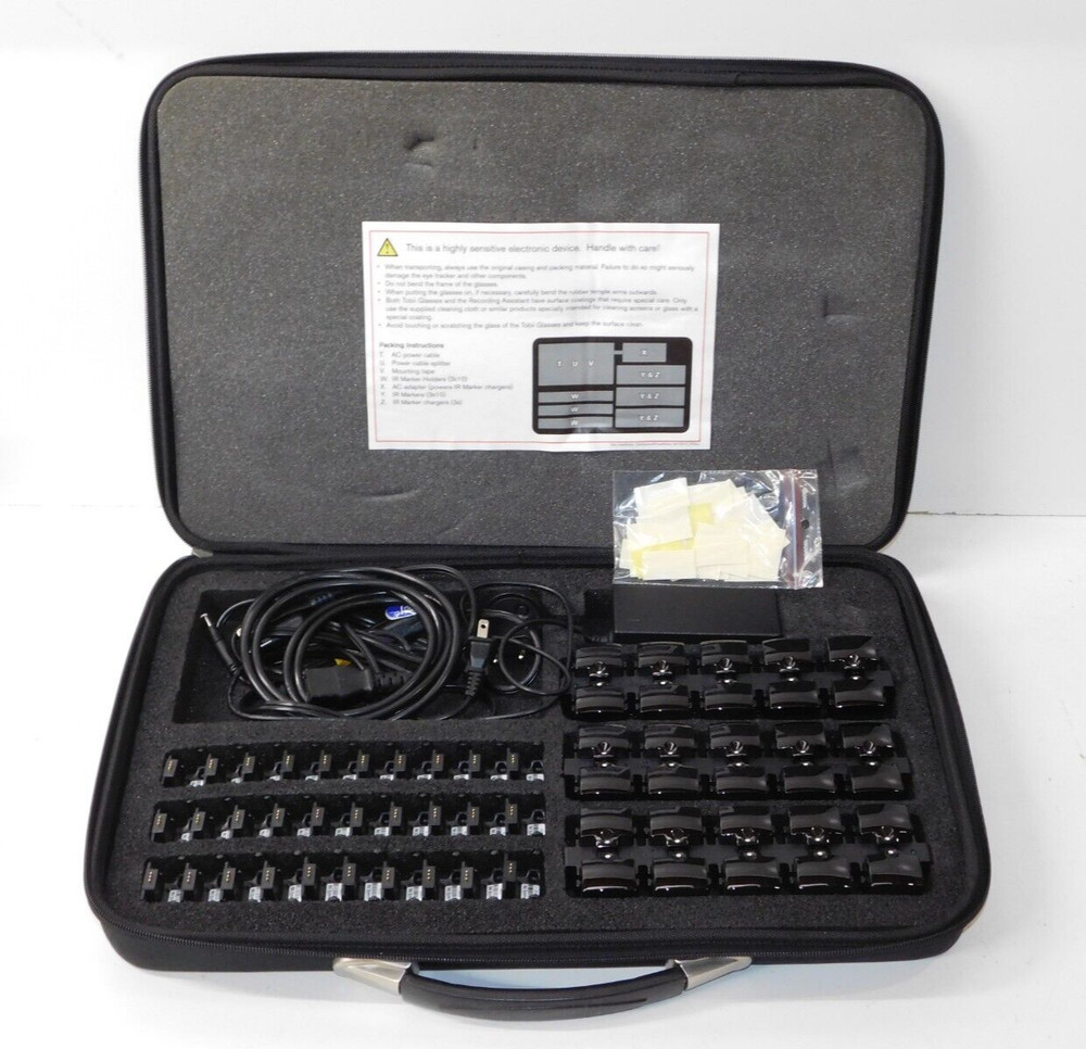 Tobii Glasses Head Unit Wearable Eye Tracking Smart Communication Device System