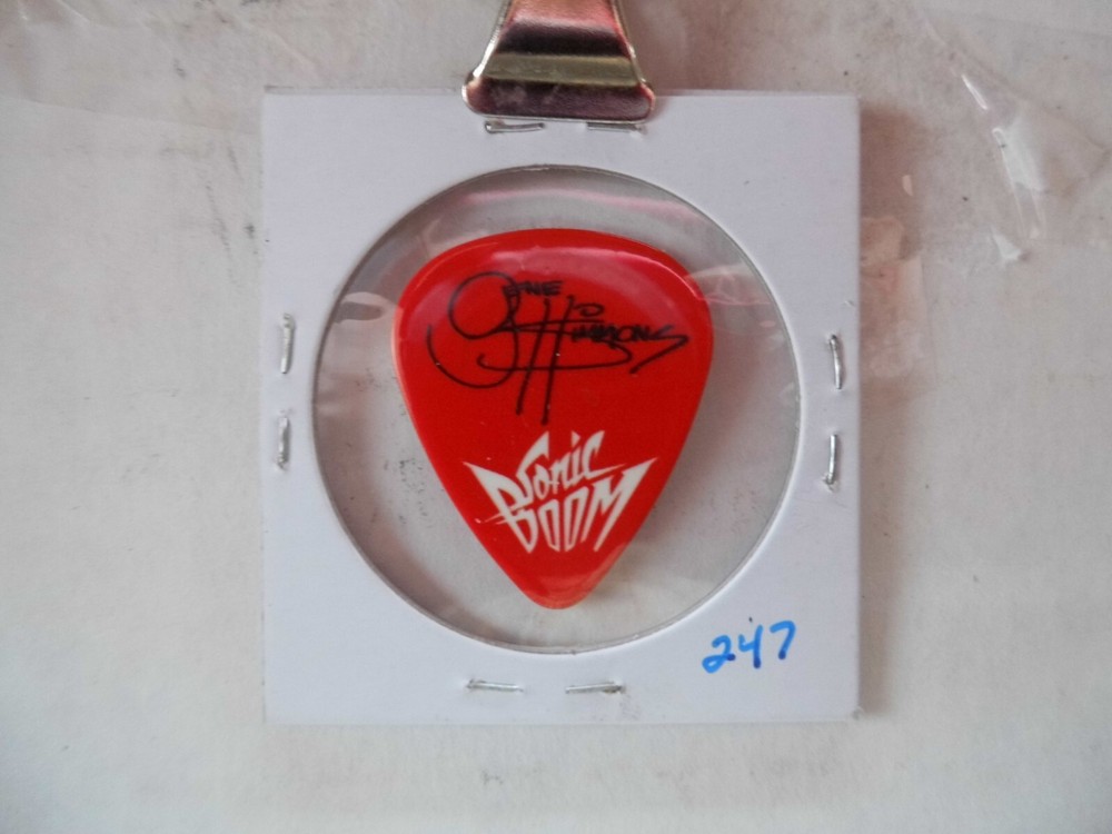 KISS "GENE SIMMONS" SWITZERLAND 2010 GUITAR PICK~READ DESCRIPTION #10~7