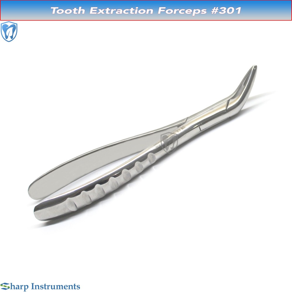 Tooth Extracting Forceps #301 Root Pick Extraction Dental Surgical Instruments