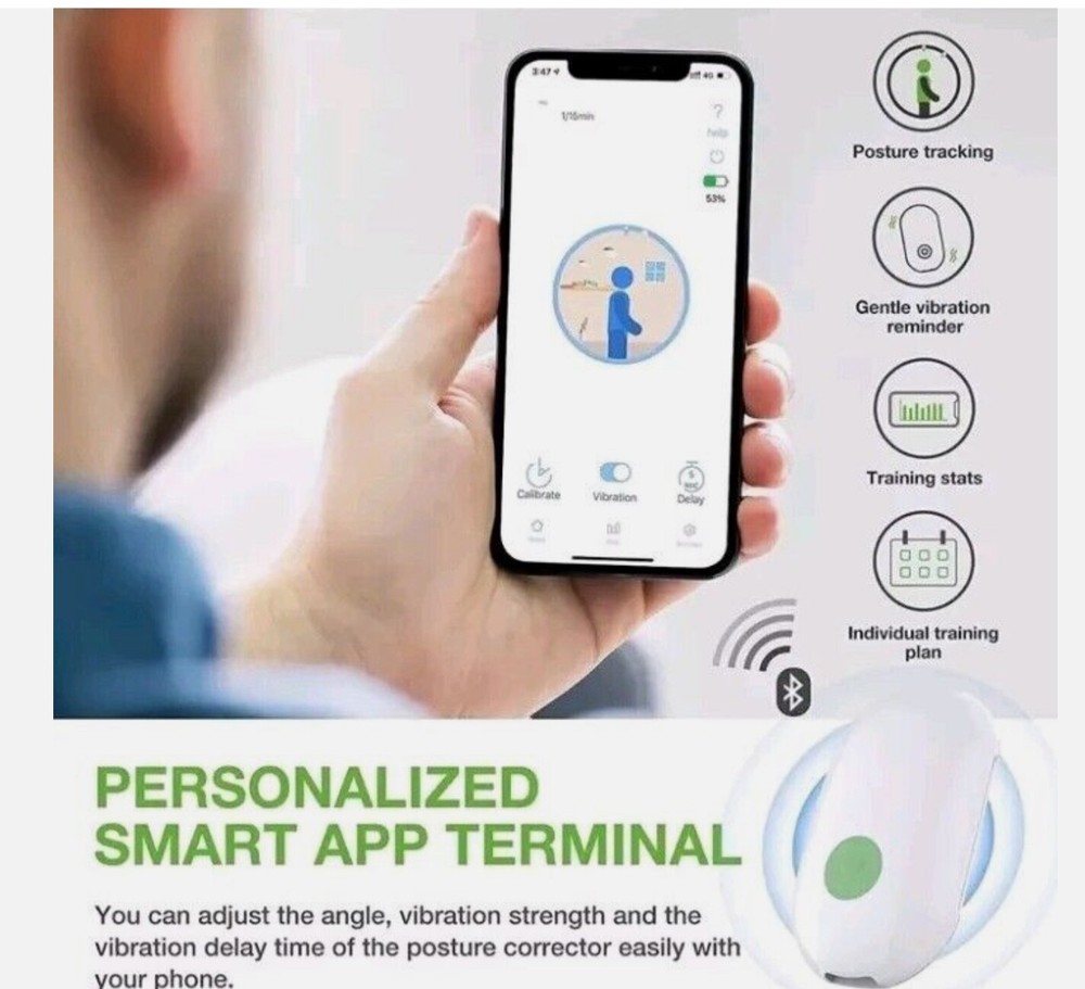 Bestand Pro Intelligent Posture Corrector & Back Trainer -Strapless & Necklace