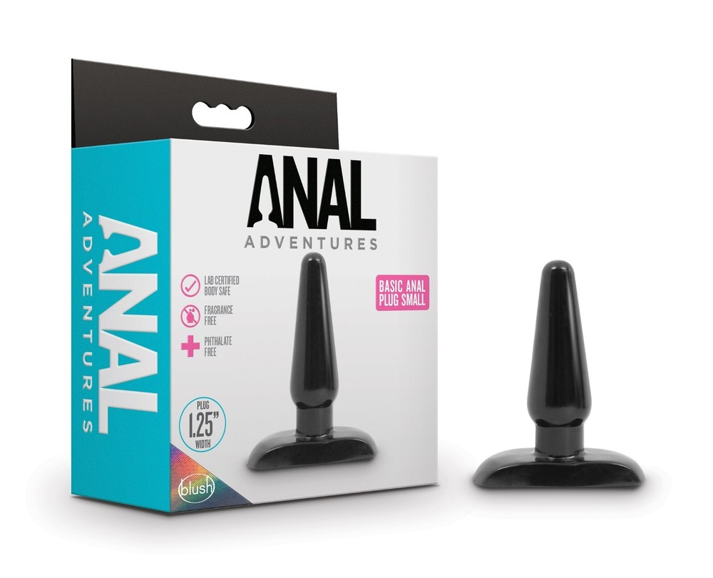 Blush Anal Adventures 4 1/4''Small Easy To Insert Smooth Beginner  Butt Plug