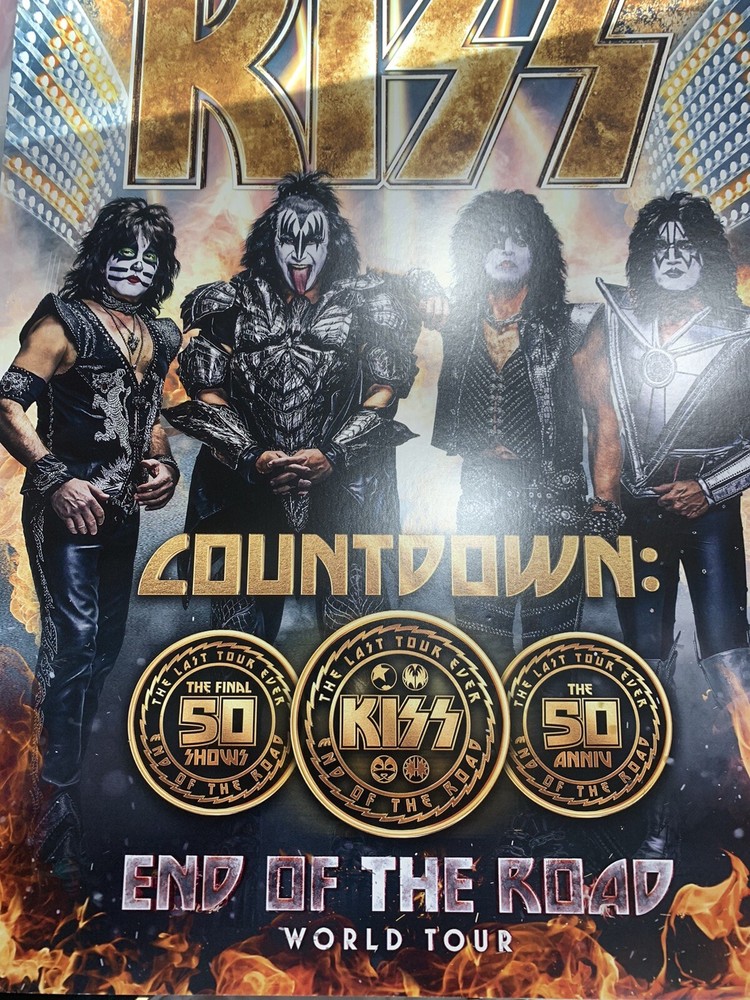 KISS 2023 END OF THE ROAD V8 TOURBOOK Sealed New Never Opened