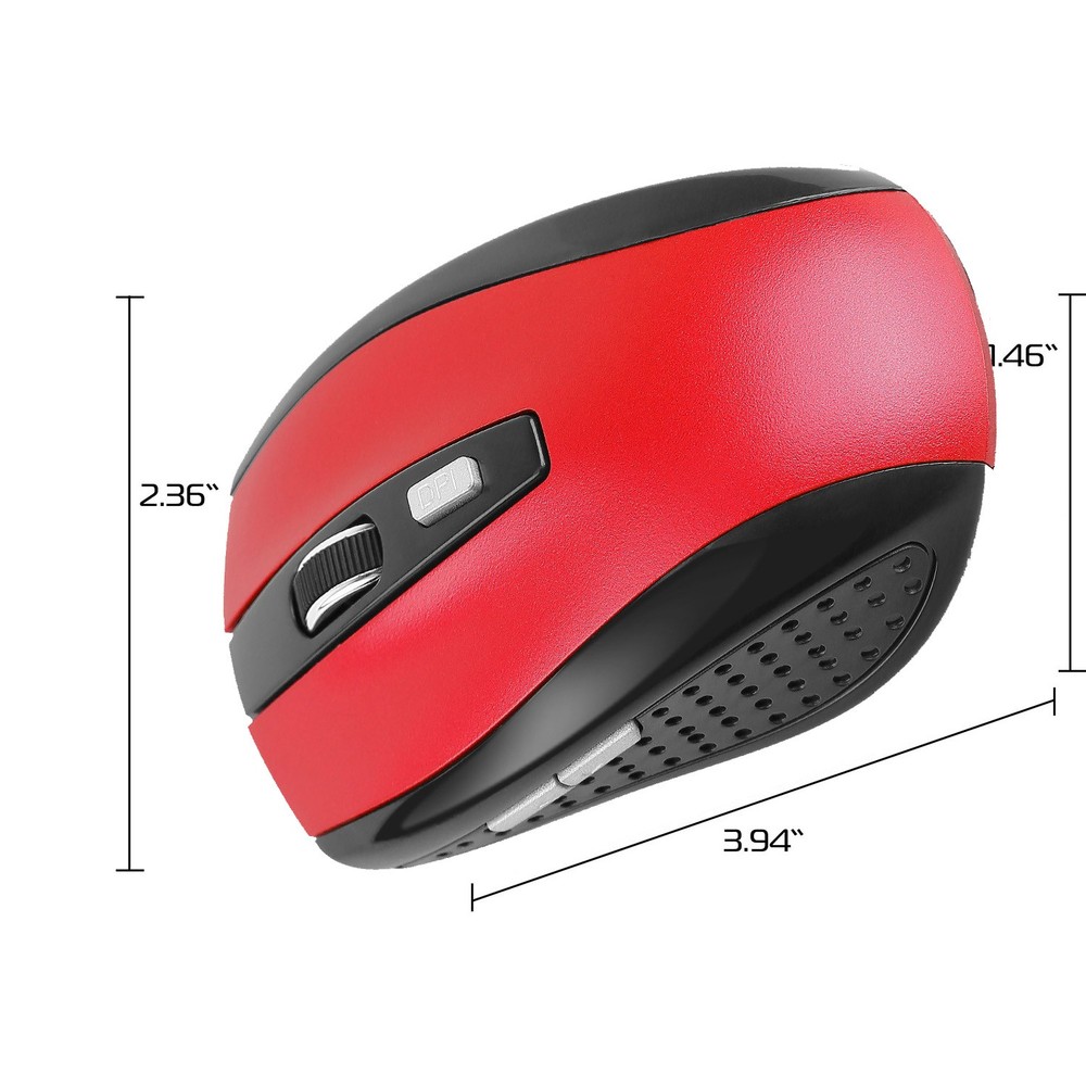 2.4GHz Wireless Optical Mouse Mice & USB Receiver For PC Laptop Computer 1200DPI